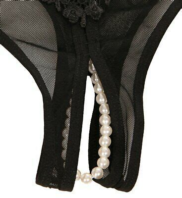 crotchless plus size lingerie|Paradise Lace Pearl Thong – Oh La La Cheri .